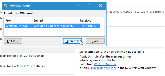Disable notification on outlook for mac